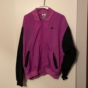 Vintage Purple and Black Nike Windbreaker Jacket